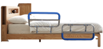 Bed guard rail or handrail-