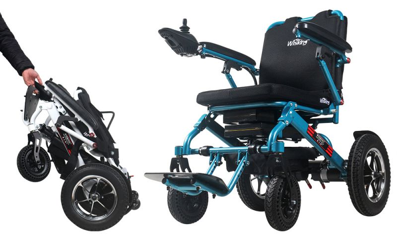 威之群折疊電動(dòng)輪椅-