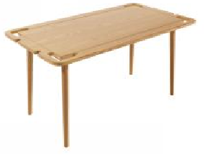 Age-appropriate dining table