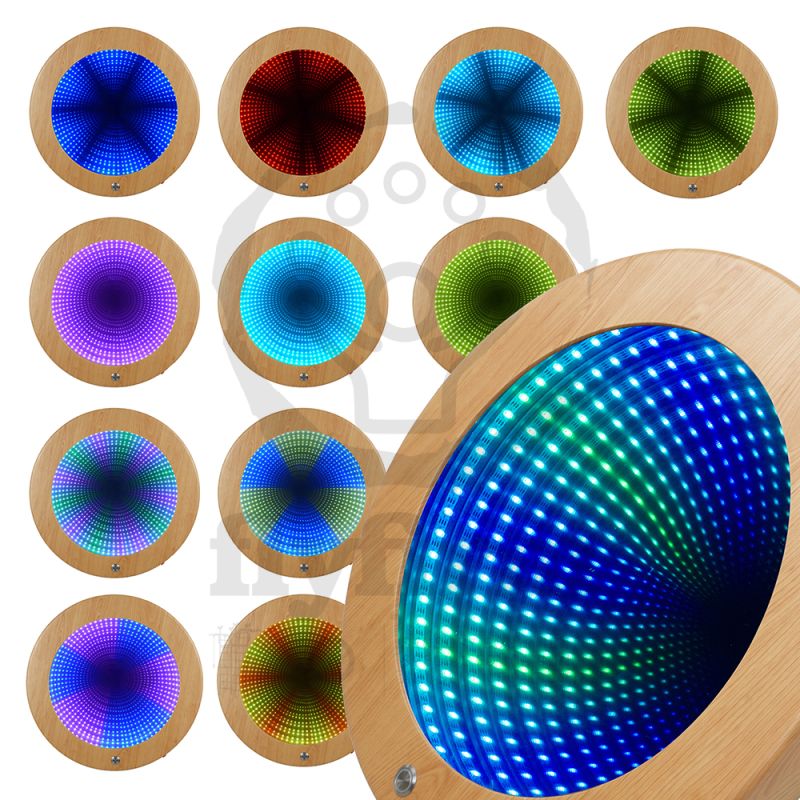 WO0D GRAIN CIRCULARABYSS MIRROR-