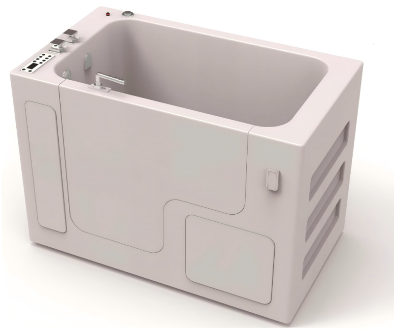 Barrier-free bath for the elderly-