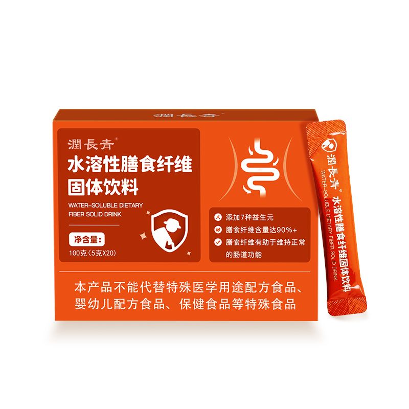 潤長青 水溶性膳食纖維固體飲料-