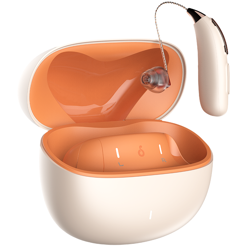 玖益醫(yī)療級智能藍牙耳背式助聽器（ P1 中大功率）-